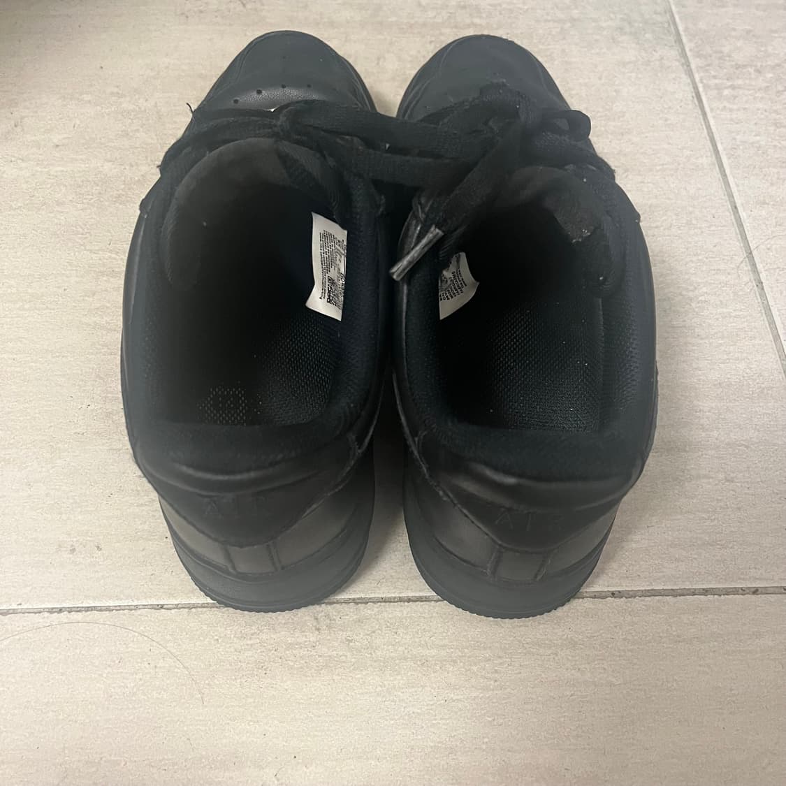 나이키 에어포스 우먼스 블랙 245 상품이미지4