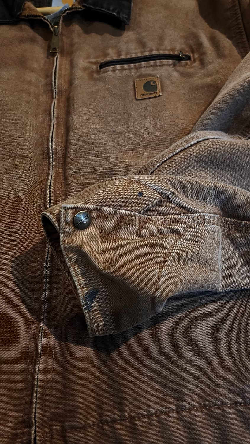 칼하트 디트로이드 자켓 j97 브라운 상품이미지10