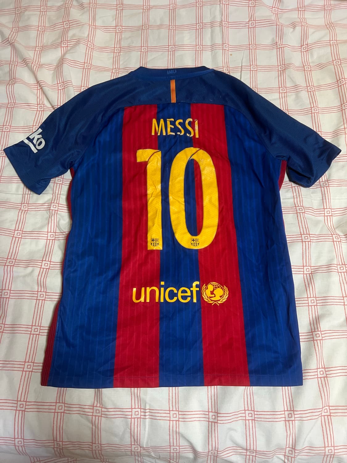 나이키 16-17 바르셀로나 메시 유니폼 M 상품이미지2