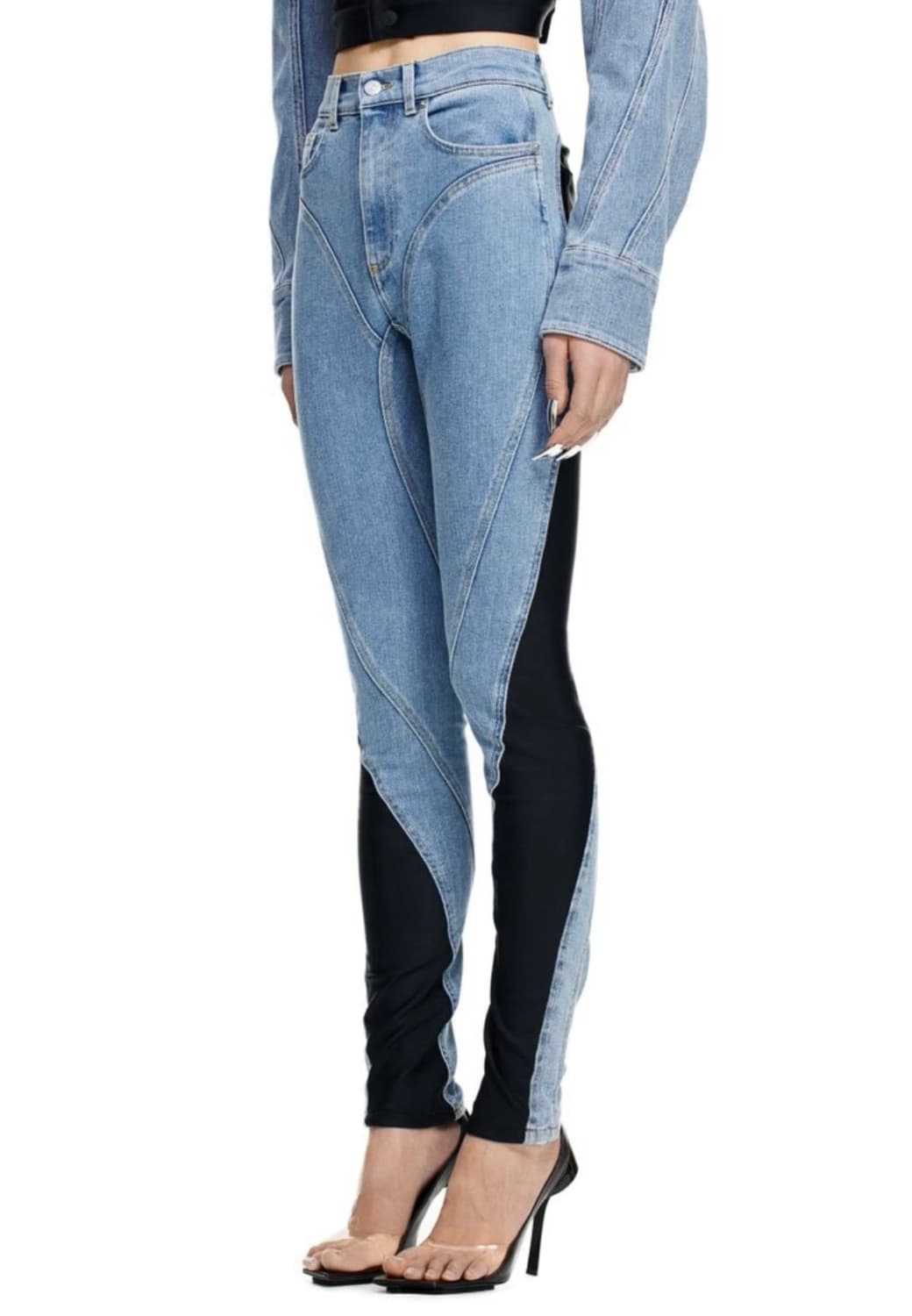 뮈글러 h&m 스파이럴 패널 진 36 상품이미지3