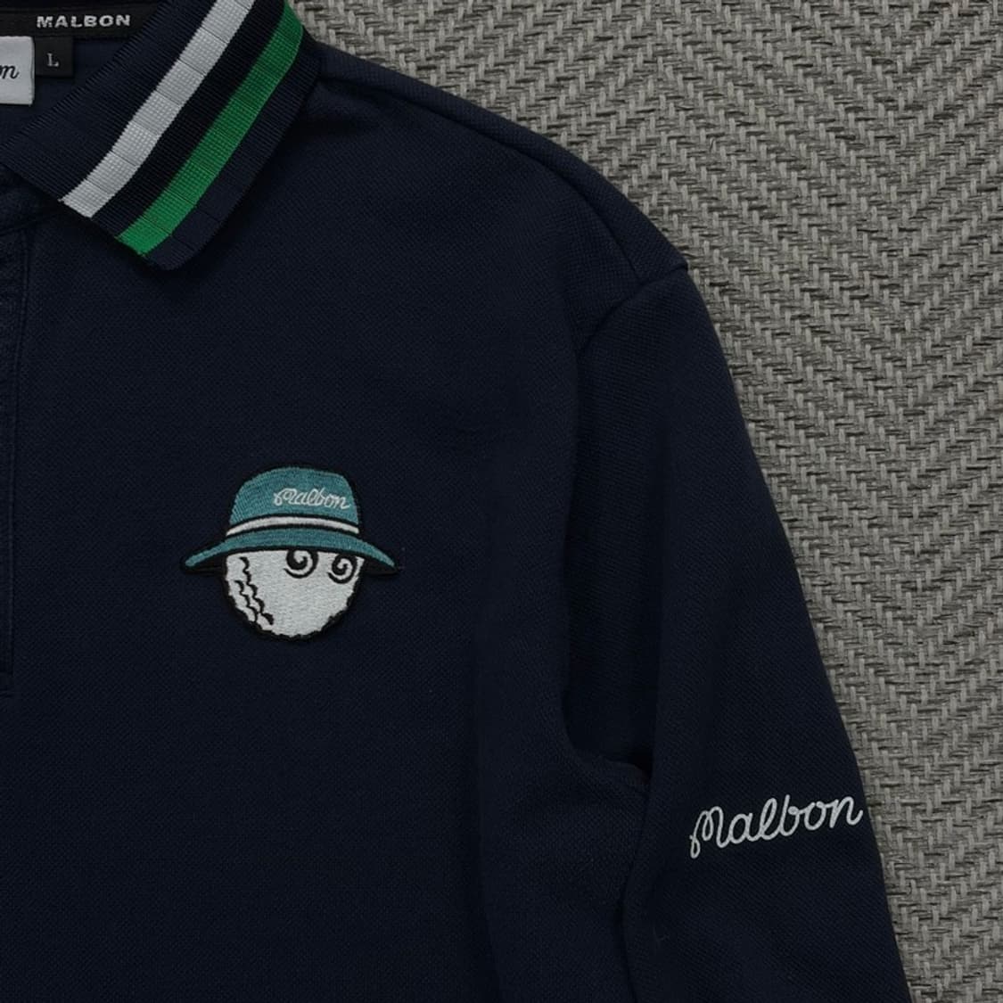 말본골프 자수 카라 롱슬리브 v2066 상품이미지7