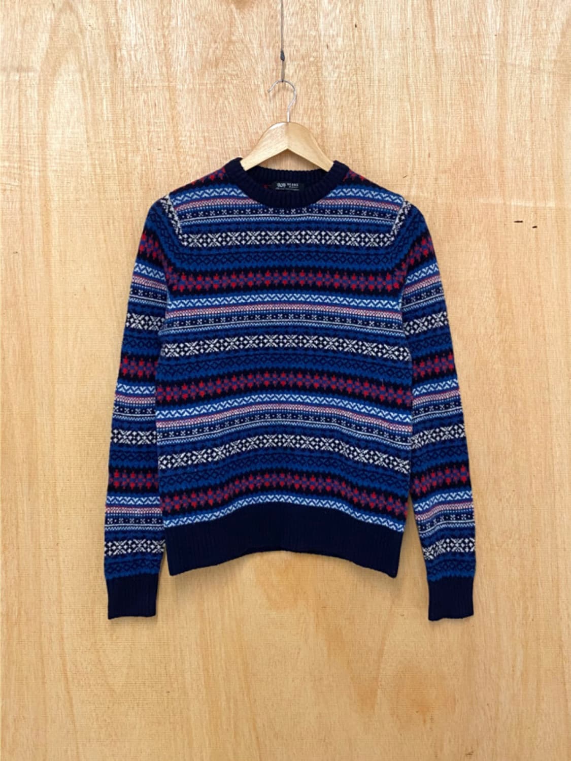 BEAMS fair isle knit 빔즈 페어아일 니트 상품이미지3