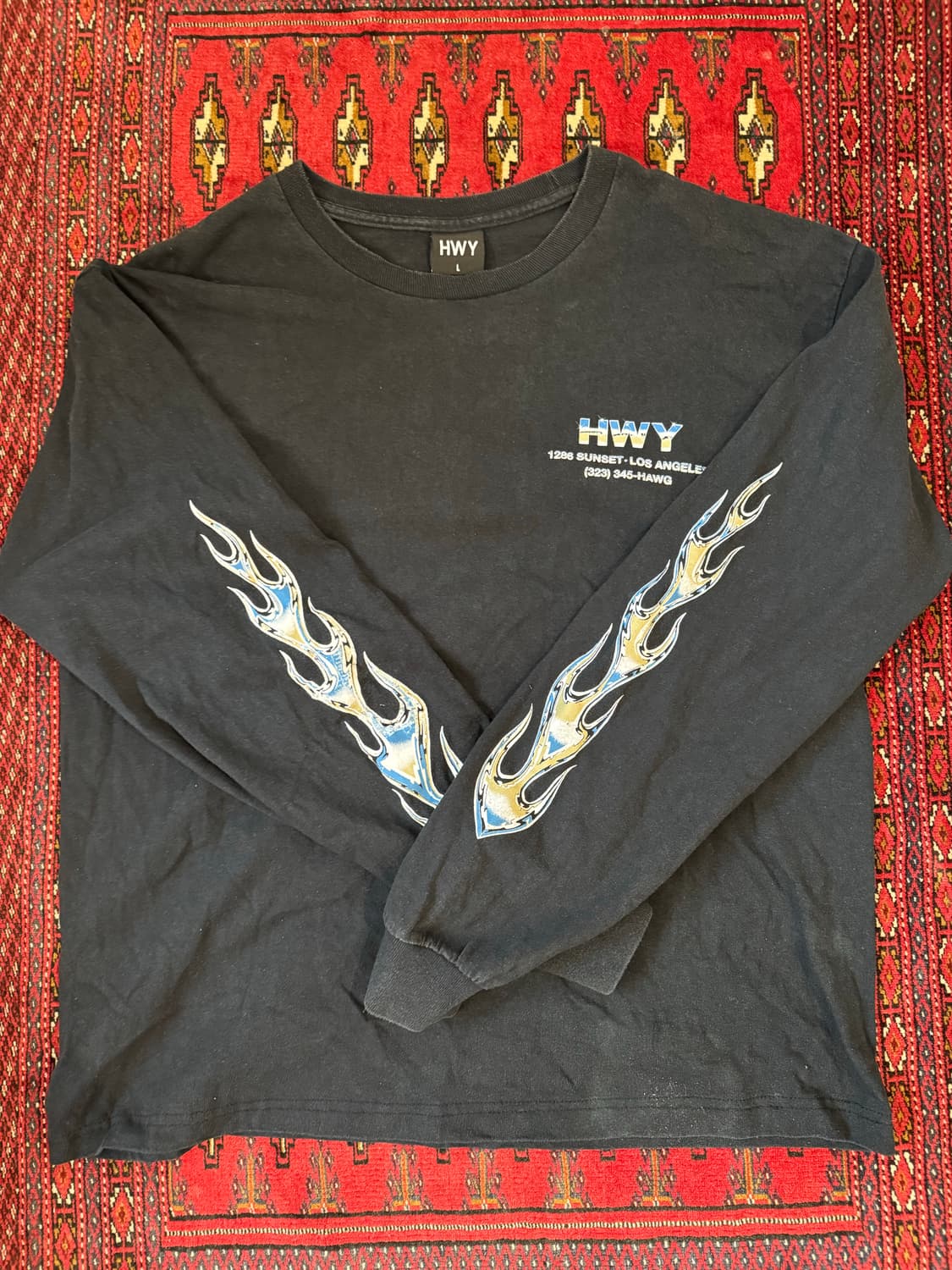 Hwy old bike custom shop t shirt 상품이미지1