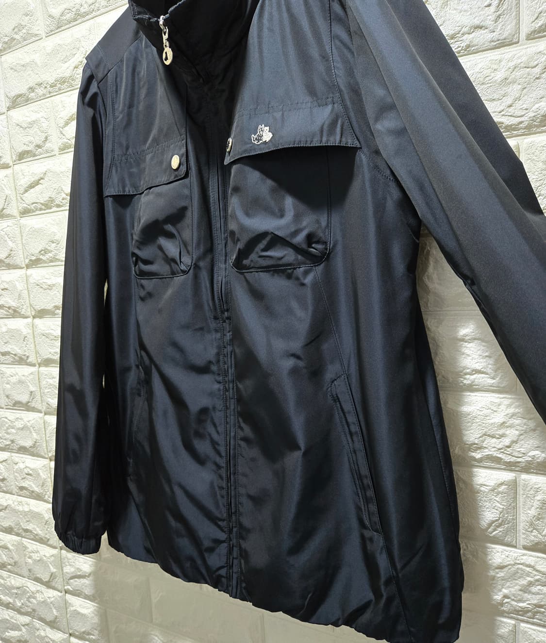 블랙앤화이트 바람막이 자켓 95 상품이미지6