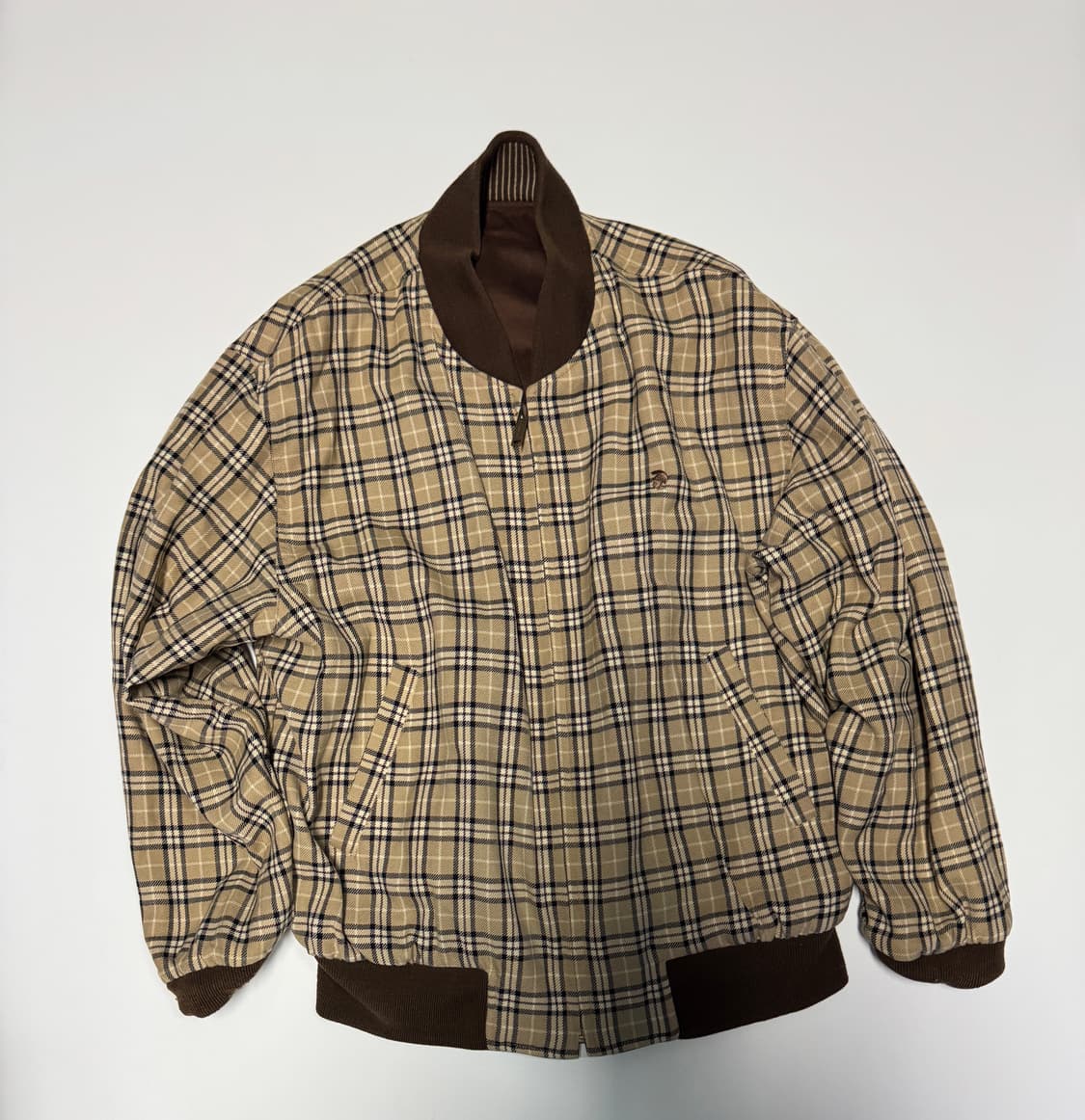 코오롱 맨스타 리버시블 봄버 자켓 L 상품이미지2