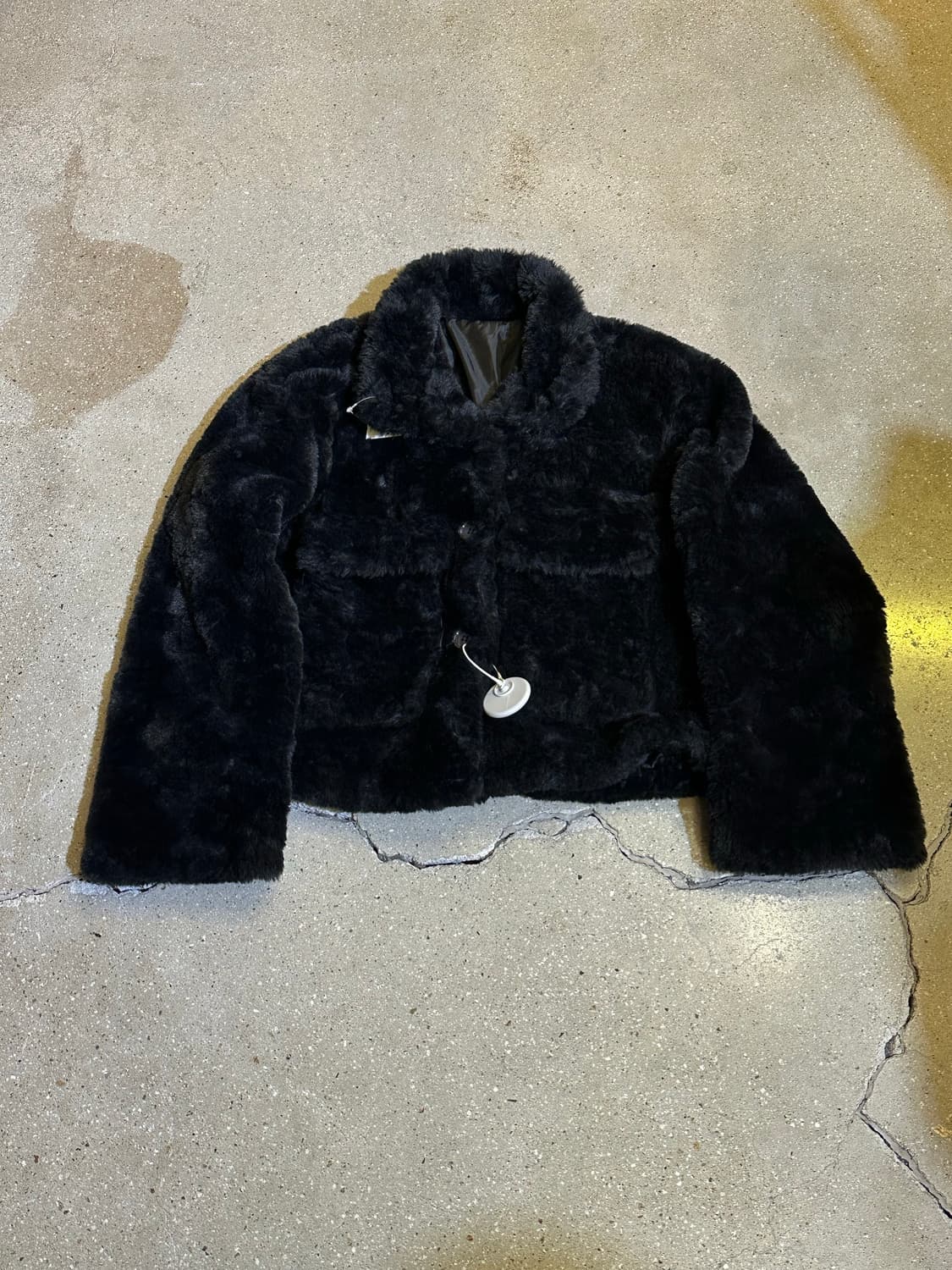 VINTAGE 빈티지 블랙 에코퍼자켓 상품이미지6