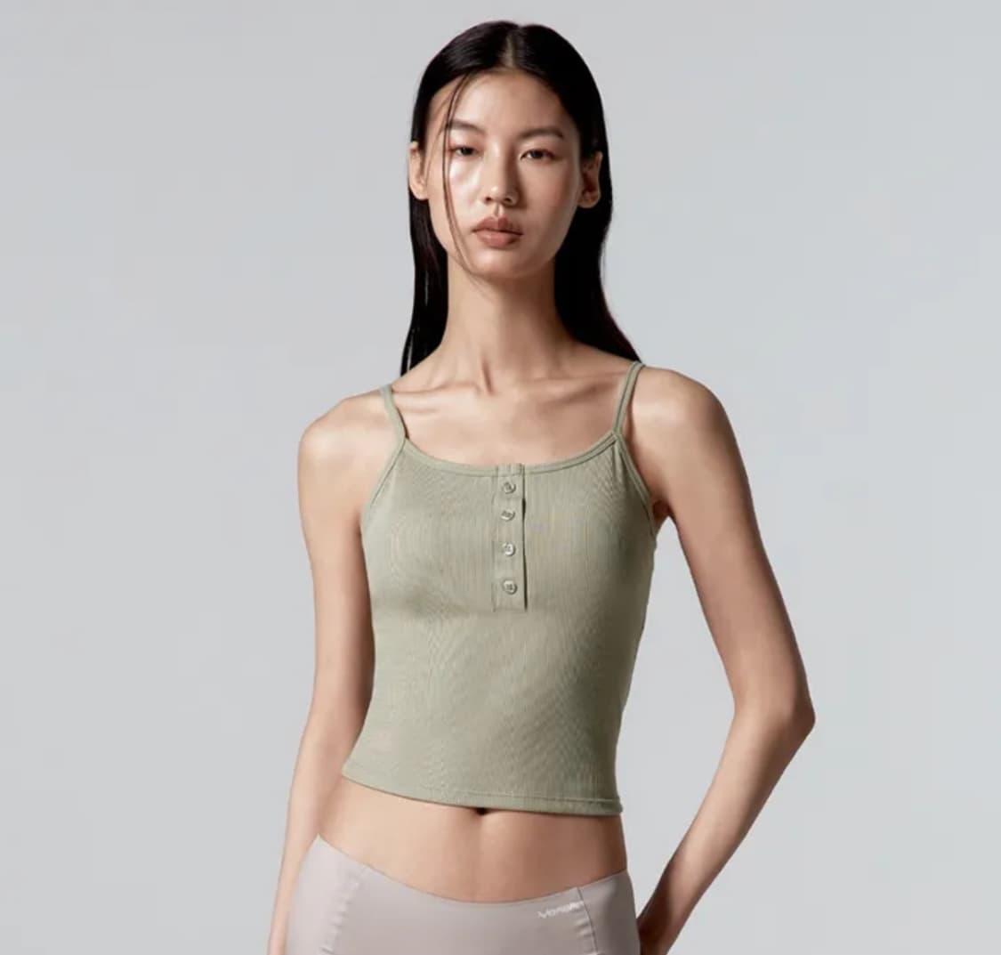 베리시 코튼 브라탑 버튼 상품이미지1