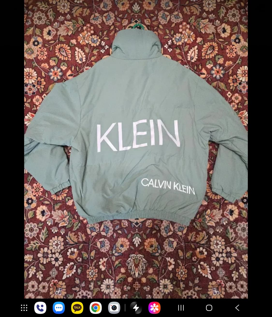 캘빈클라인 진스 빅로고  패딩 민트/세이지그린 공용 상품이미지6