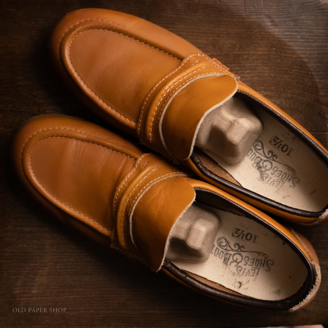 70s-80s Levi’s Orange Tab leather shoes 상품이미지1