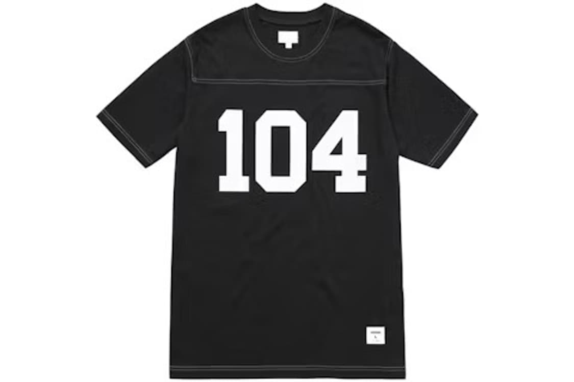 슈프림 104 풋볼 탑 블랙 새상품 L 상품이미지1