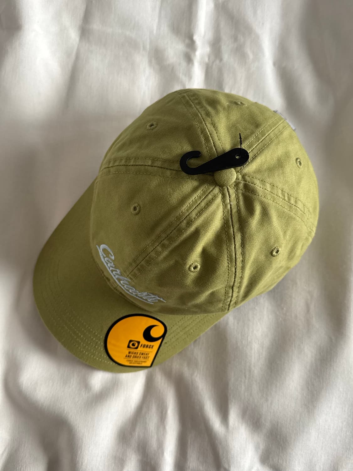 칼하트 캔버스 스크립트 그래픽 자수 로고 볼캡 상품이미지6