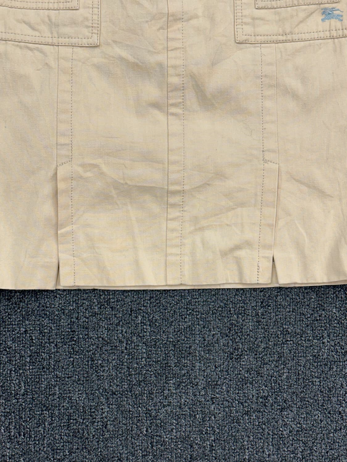38)버버리 블루라벨 베이지 코튼 포켓 스커트 상품이미지3