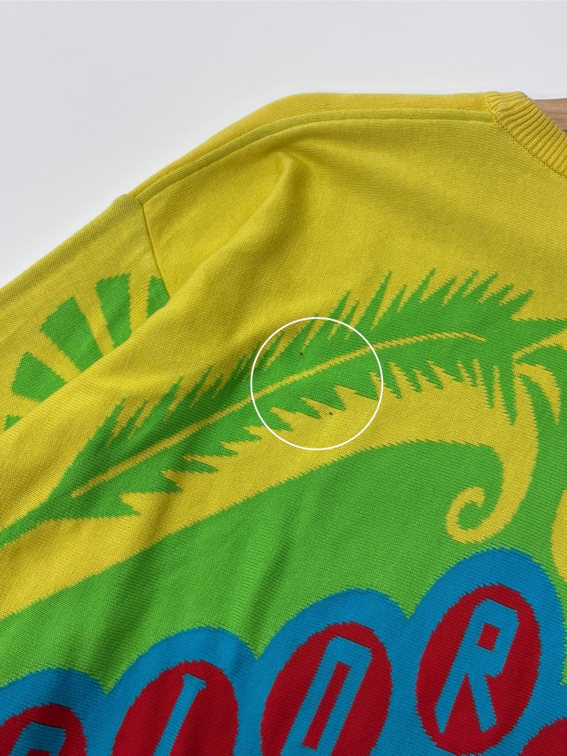 Gianni Versace 베르사체 90s 멀티컬러 자수 로고 니트 상품이미지9