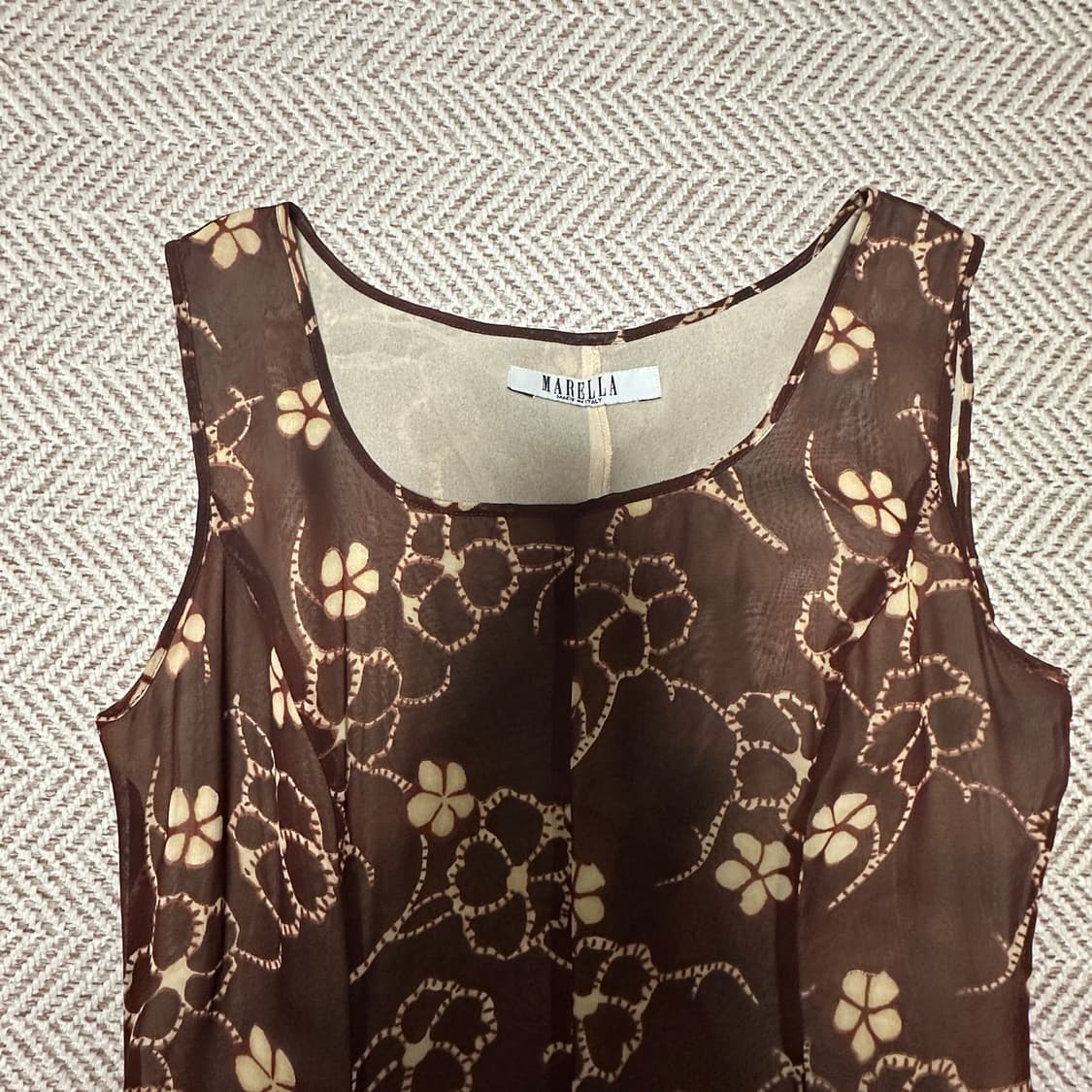 MAX MARA italy made rayon onepiece dress 상품이미지3