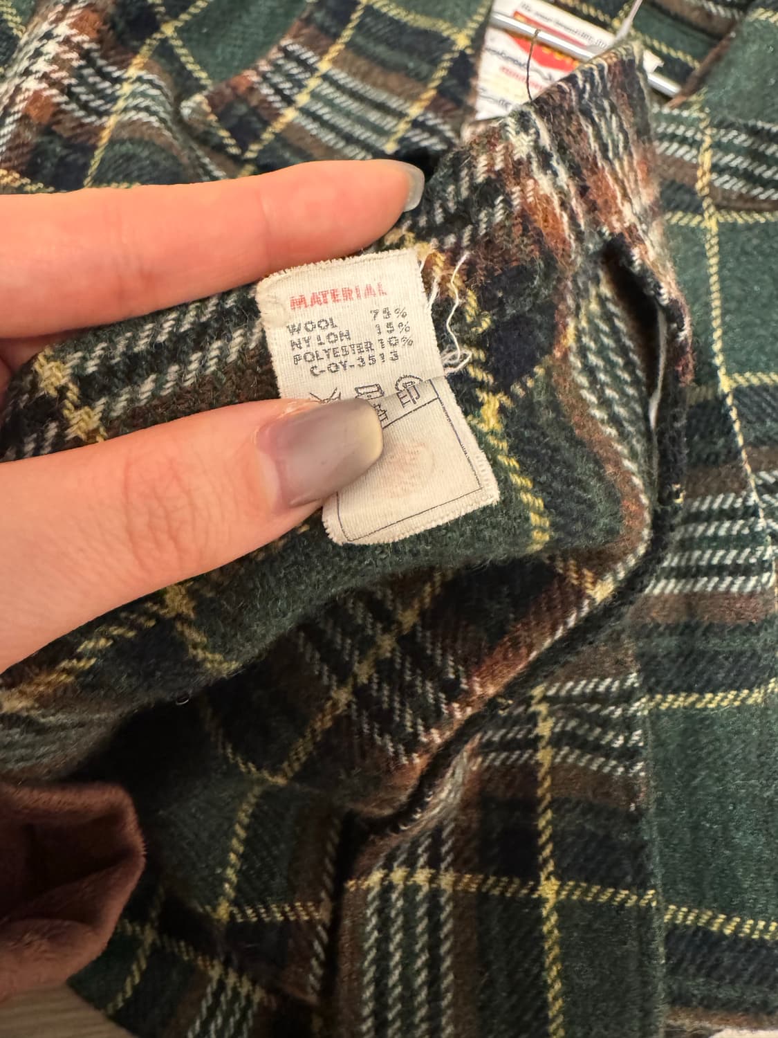 빈티지 울 셔츠 자켓 상품이미지4