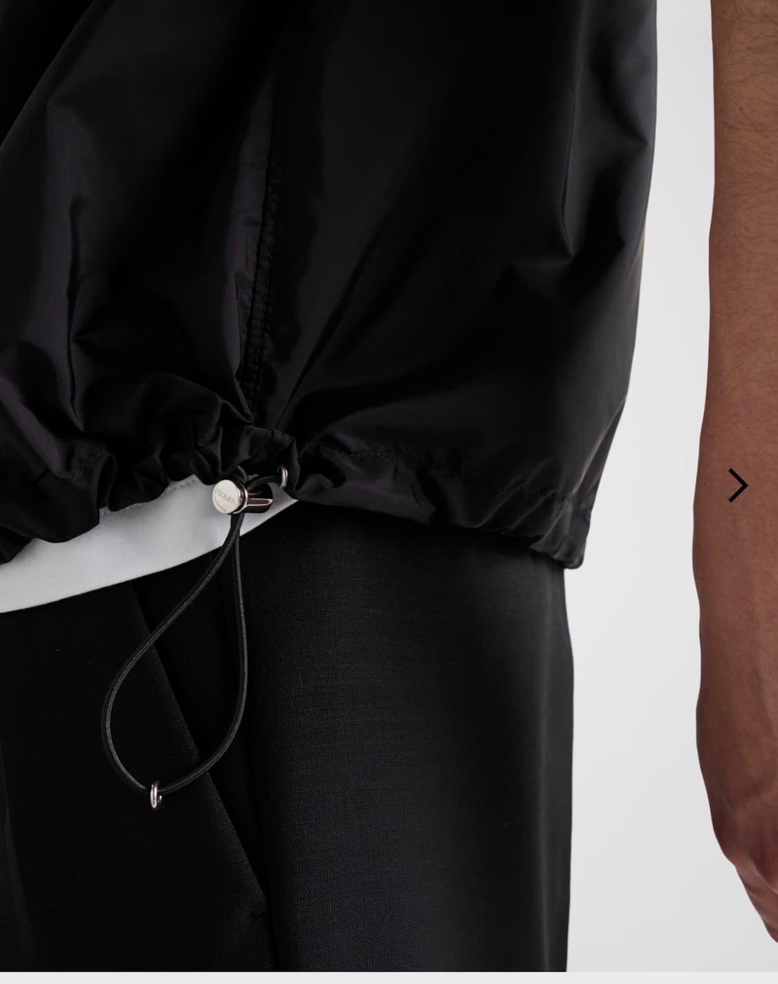 프라다 / 리나일론 반팔 셔츠 자켓 / L 상품이미지6