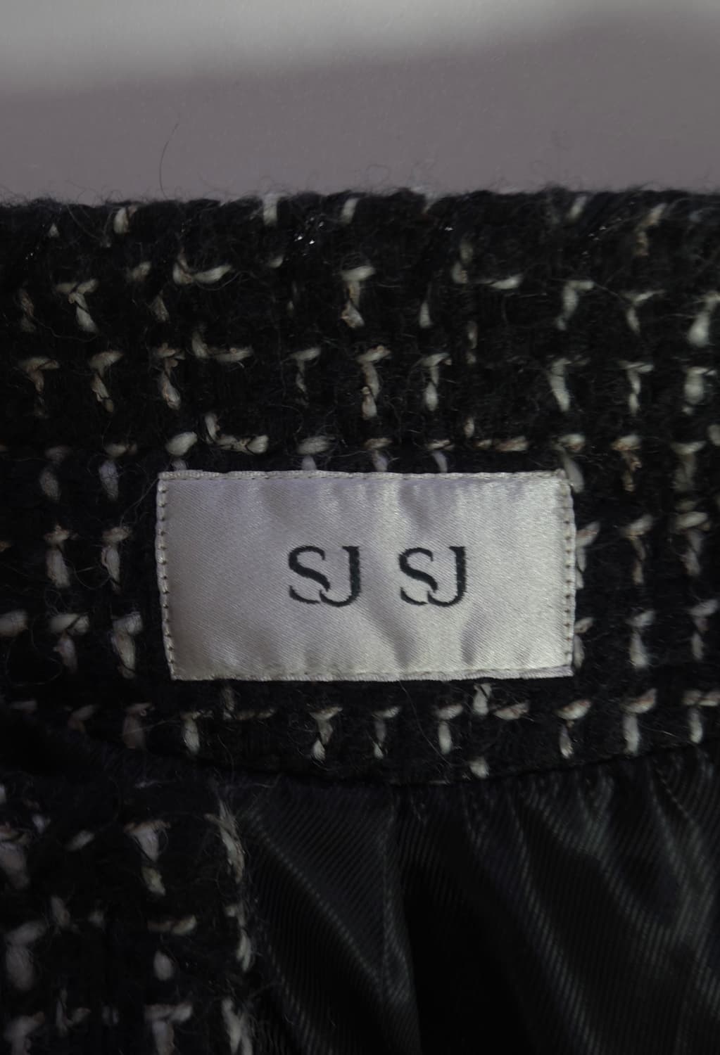 한섬 SJSJ 2021 트위드 배색 부클 자켓 44~66 상품이미지9