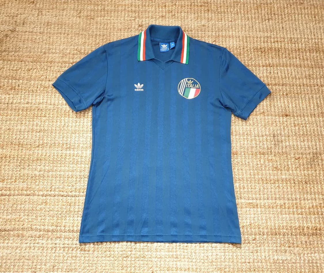 아디다스 이탈리아대표팀  올드 카라 져지 상품이미지1