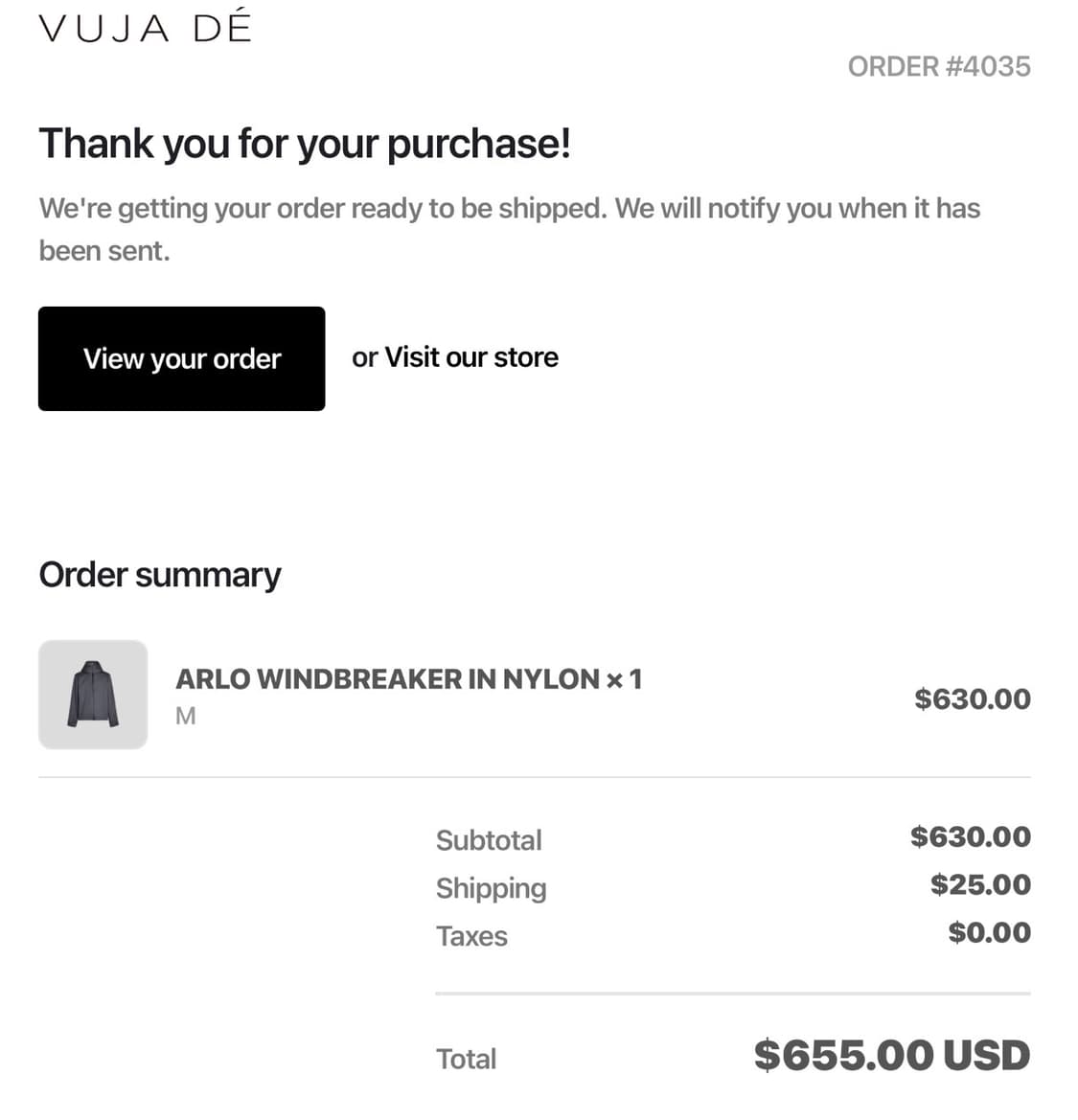 [M] vuja de arlo windbreaker 뷰자데 그레이 상품이미지7