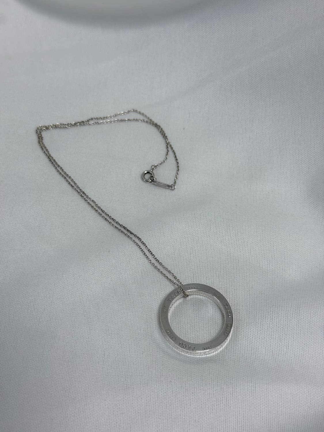 [정품/급처] 티파니앤코 1837 서클 펜던트 정품 목걸이 상품이미지2