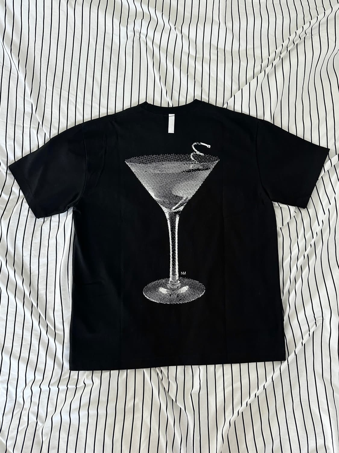 노매뉴얼 칵테일 프린팅 T-SHIRT - BLACK  상품이미지6
