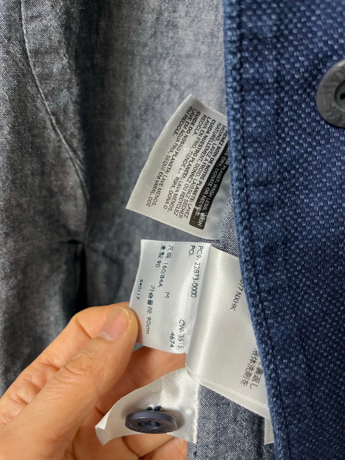 리바이스 면 자켓 하프 상품이미지9