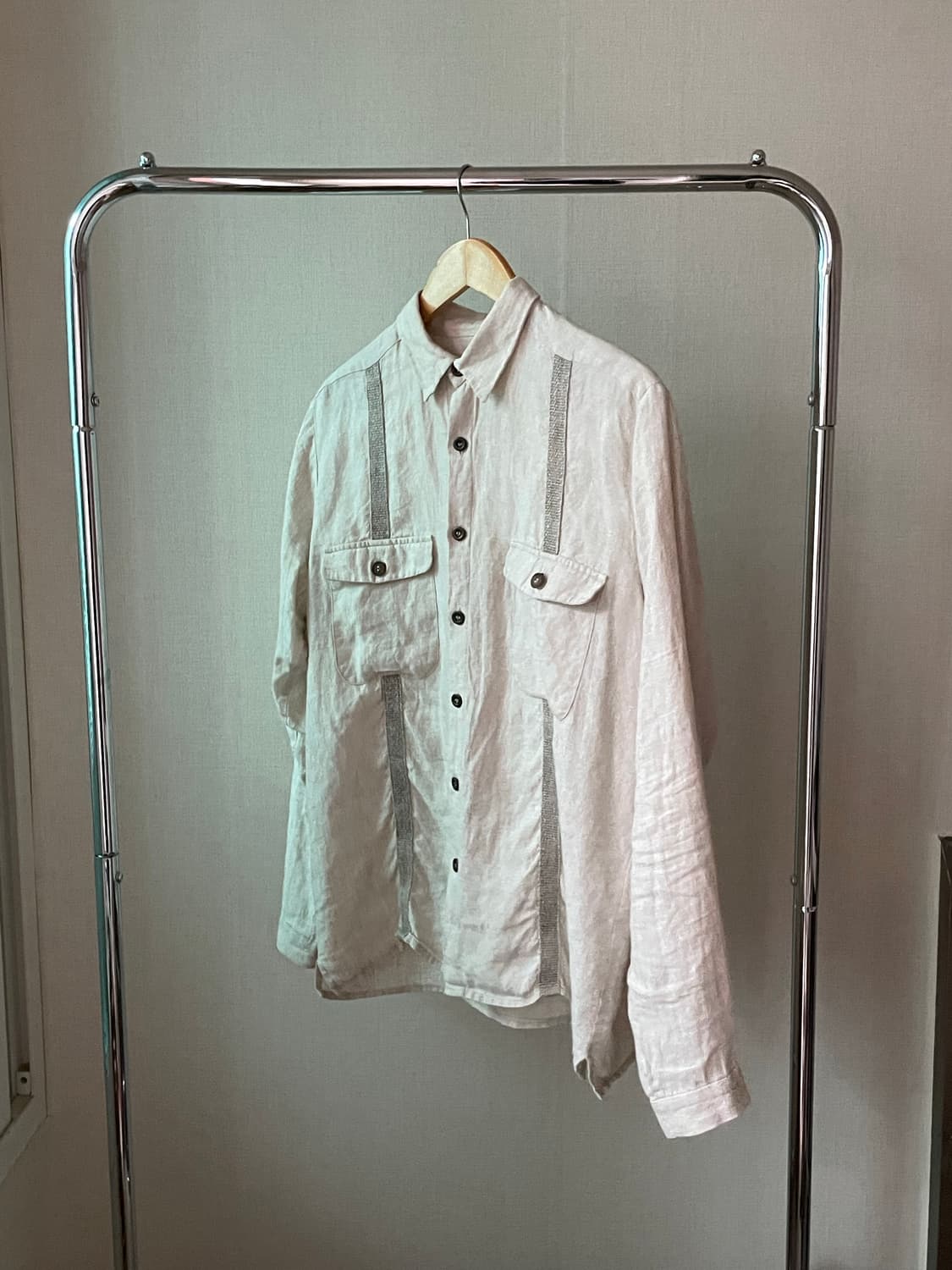 FRANK LEDER 린넨 셔츠 Made in Germany 상품이미지2