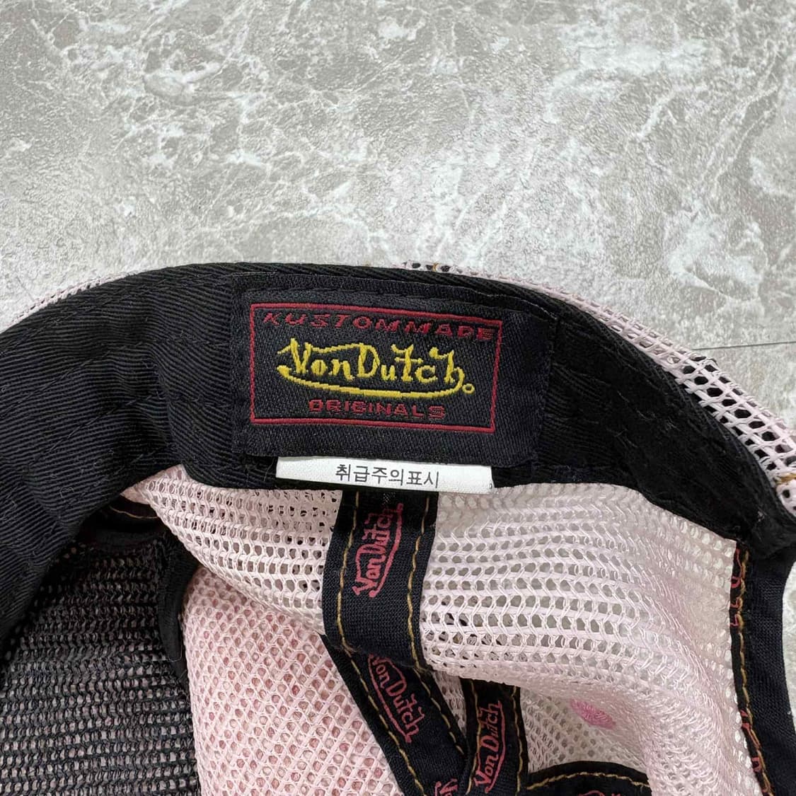 Vondutch 본더치 y2k 핑크 메쉬 캡(OS) 상품이미지7