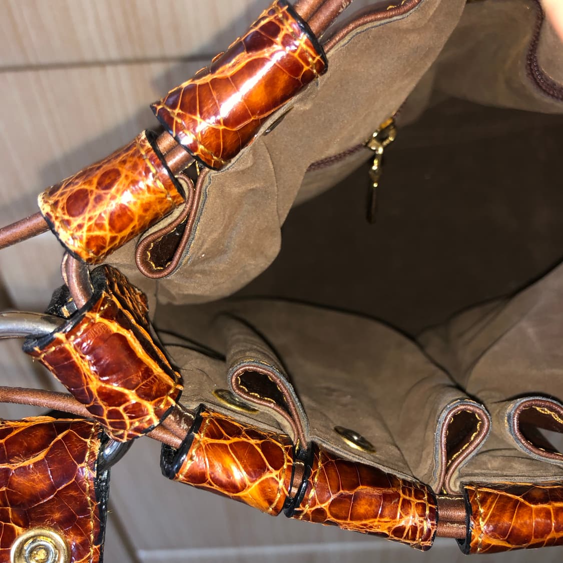 브라운 토트백 🕎  상품이미지8