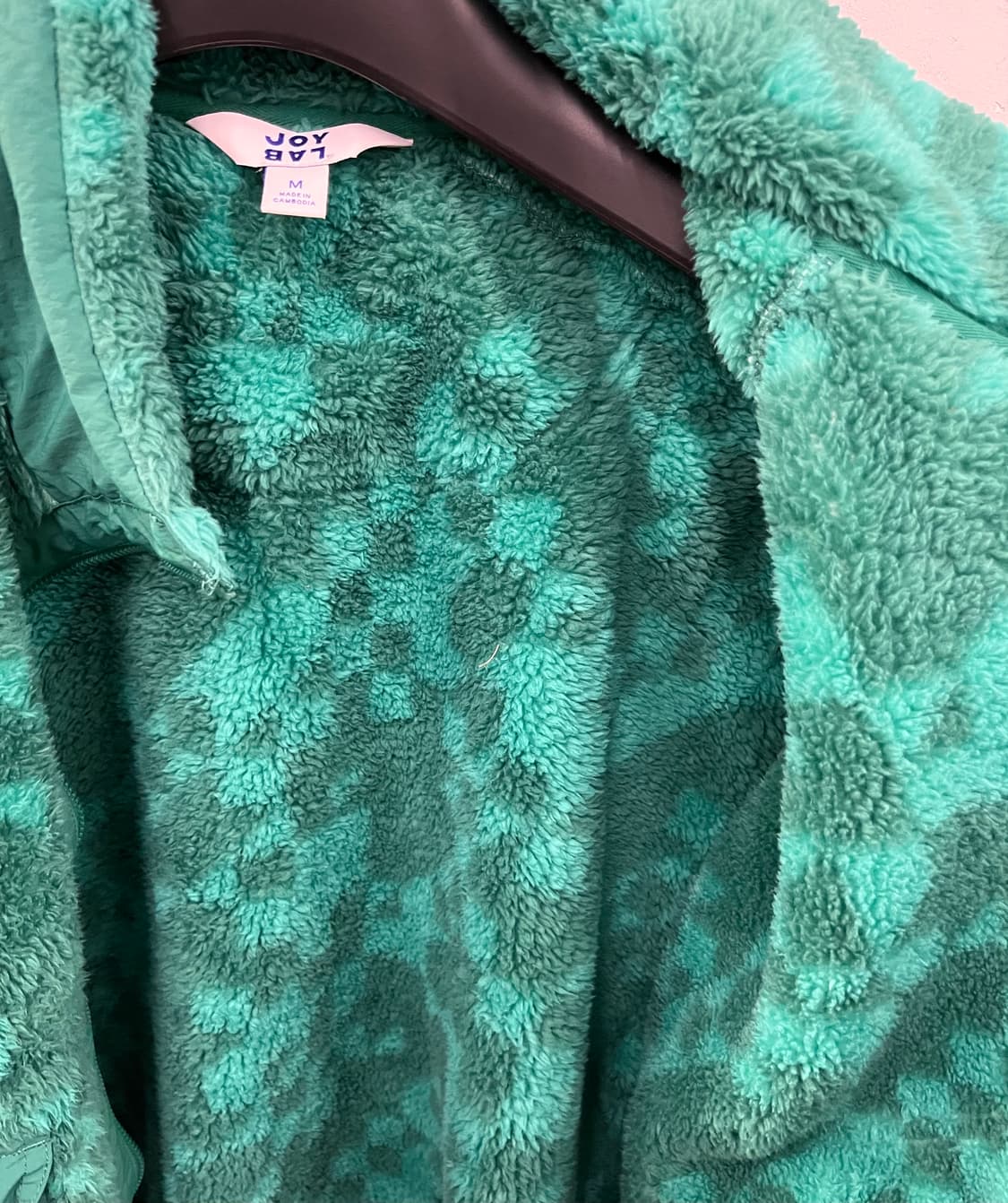 Joy Lab 체크 플리스 자켓 M 상품이미지6