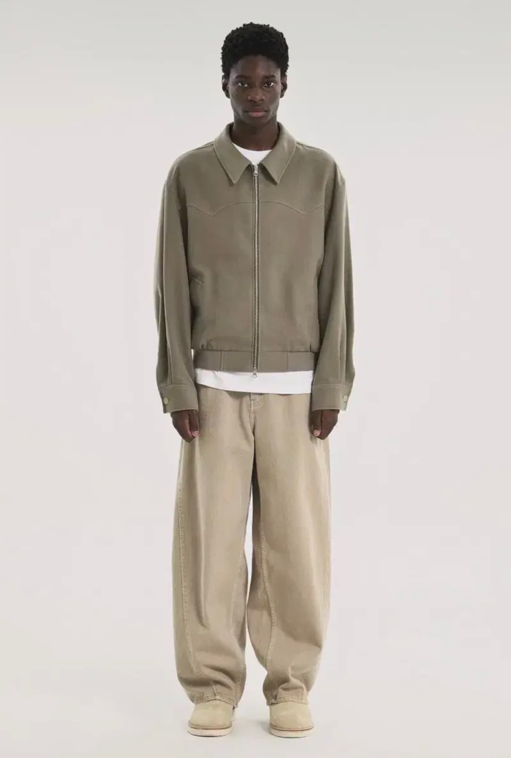 브라운야드 몰스킨 블루종 웨스턴 자켓 5사이즈 판매 상품이미지1