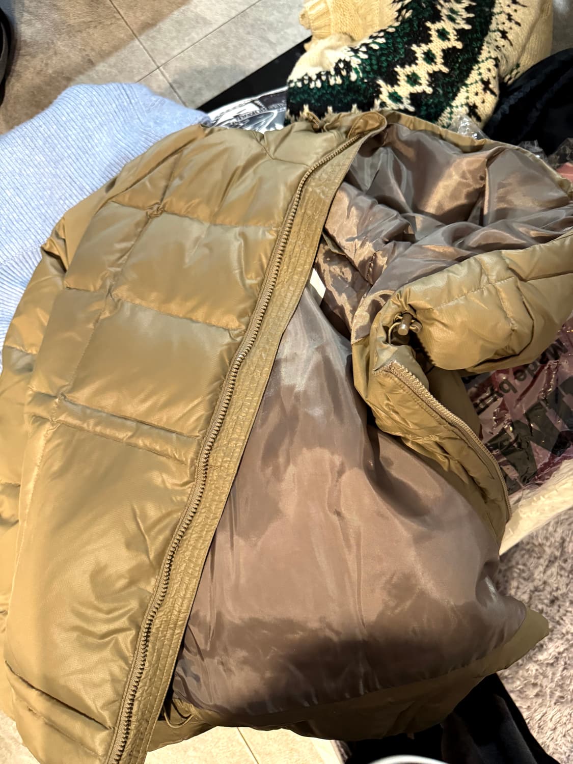 노드랩스 DEV:8 패커블 구스 다운 올리브 L 상품이미지2