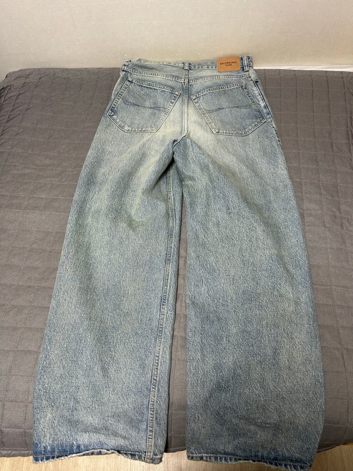 [S] 발렌시아가 라지배기 데님 팬츠 연청 상품이미지2