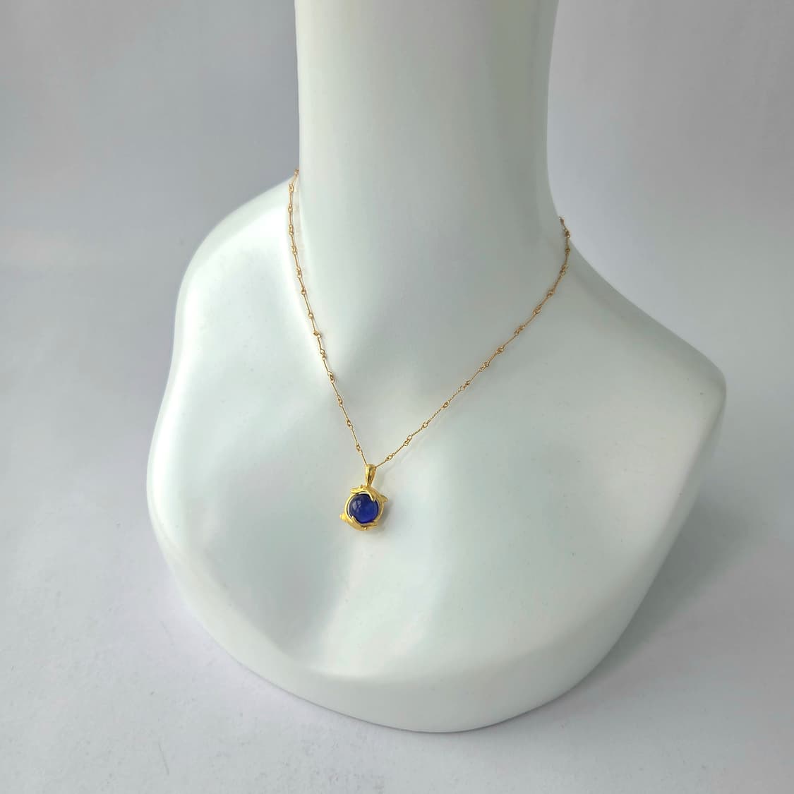 1990-2000s y2k Dolphin cat's eye Pendant 상품이미지4