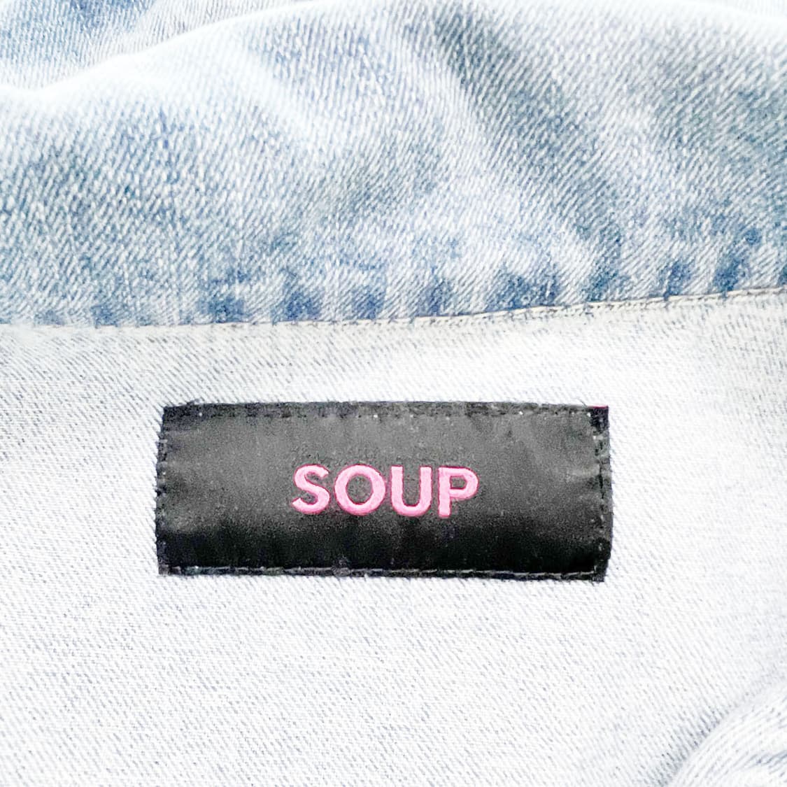 SOUP 2022 여성데님반팔자켓 66 진스센스 상품이미지4