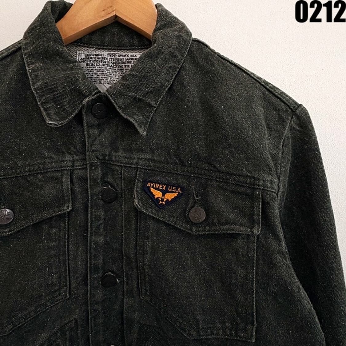 아비렉스 U.S.A.  트러커 데님자켓 S 0212  상품이미지2