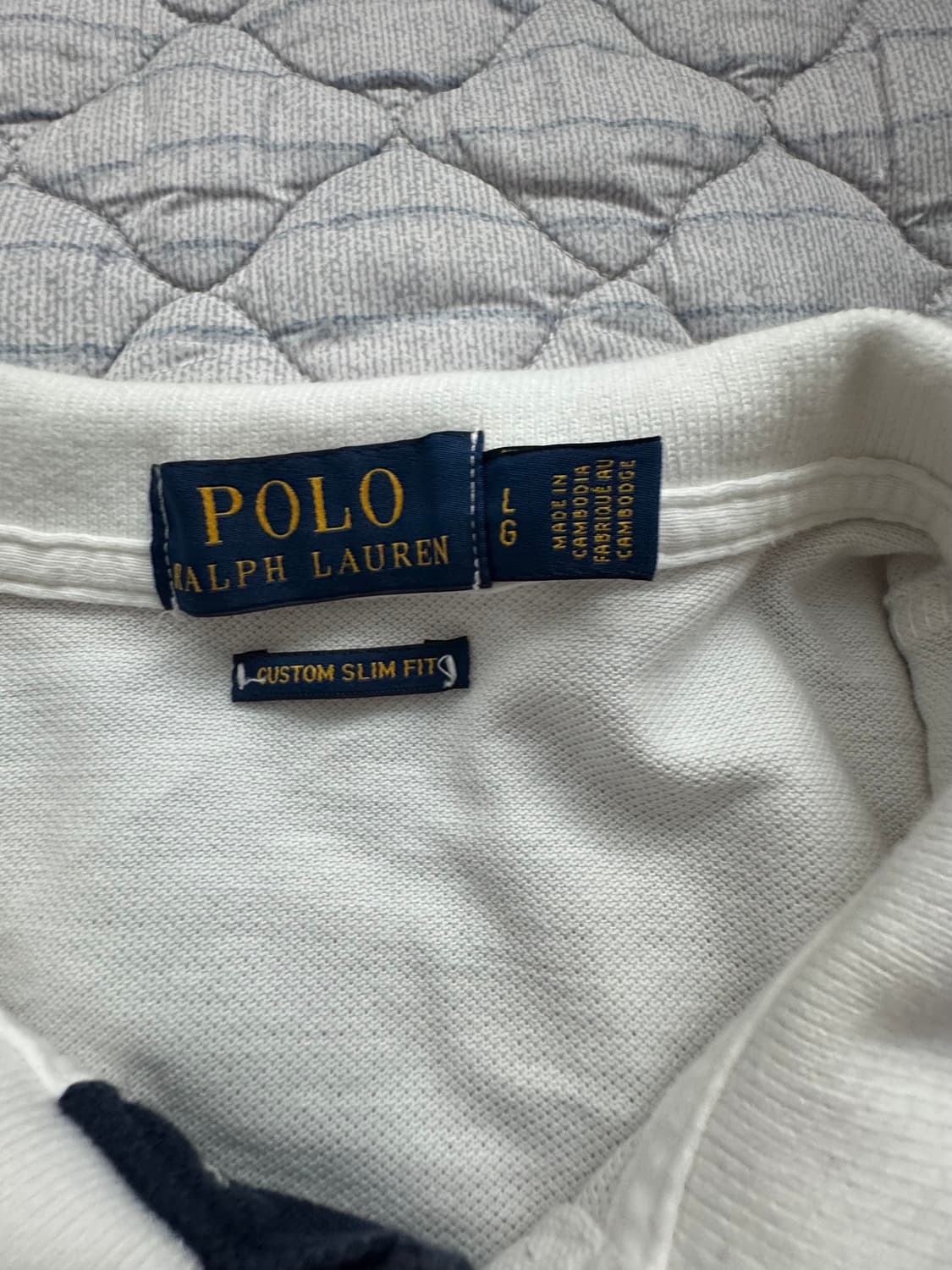 폴로 랄프로렌 빅포니 사선 카라티 상품이미지3