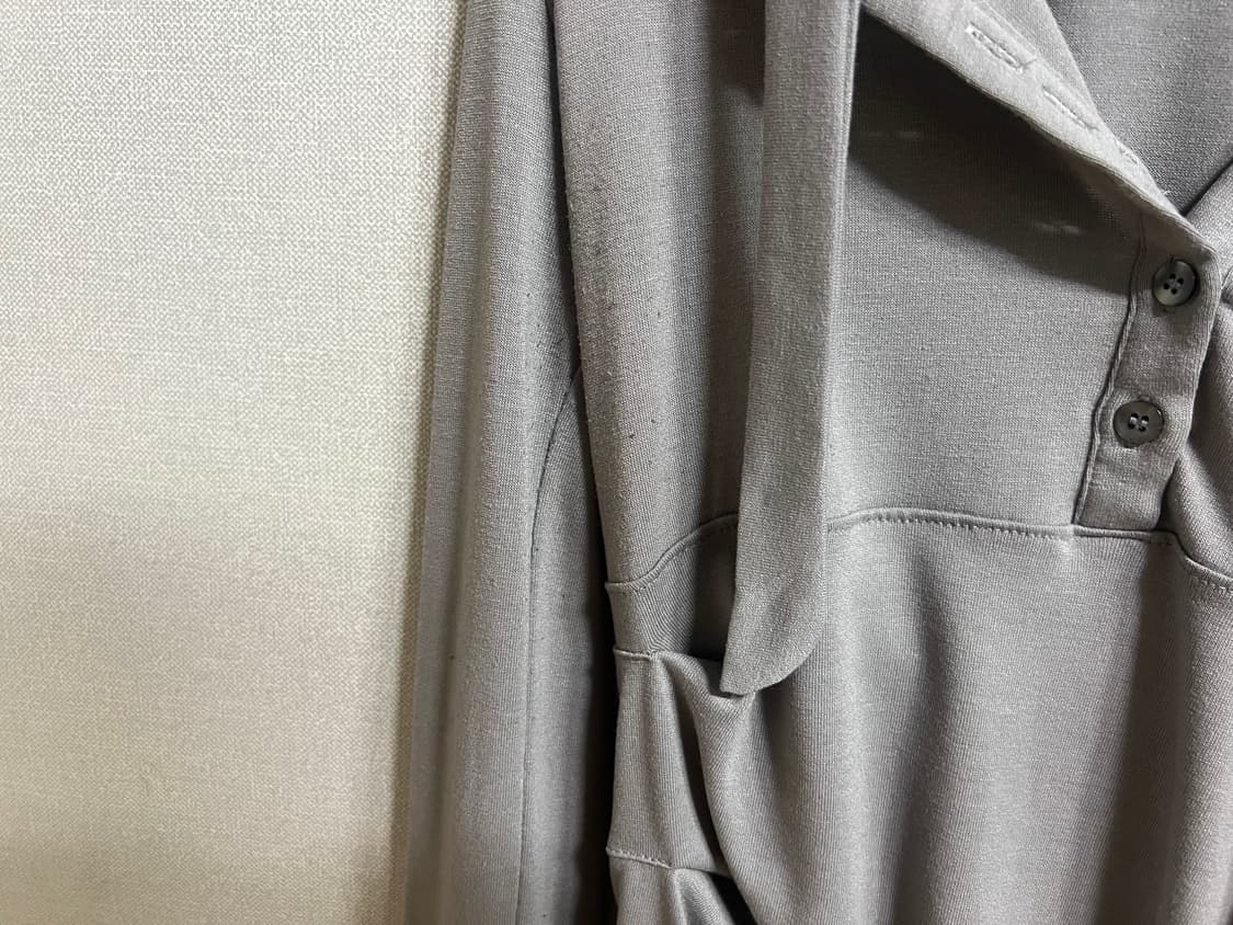 플레어업 드레이프 셔츠 그레이 상품이미지8