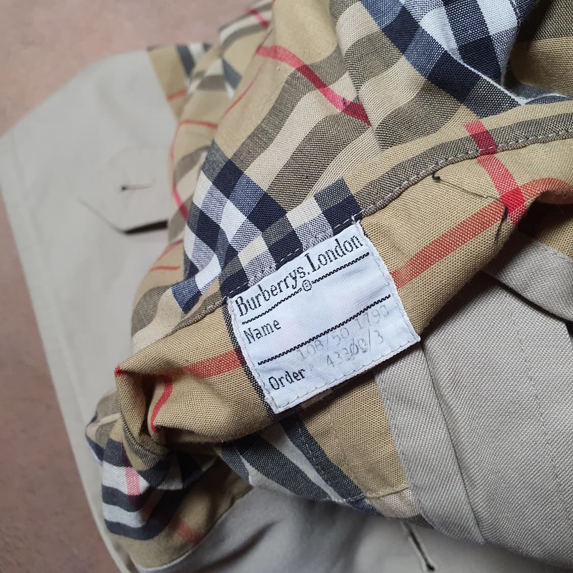 ✨ (바배) 버버리 90s 트렌치 코트  상품이미지4