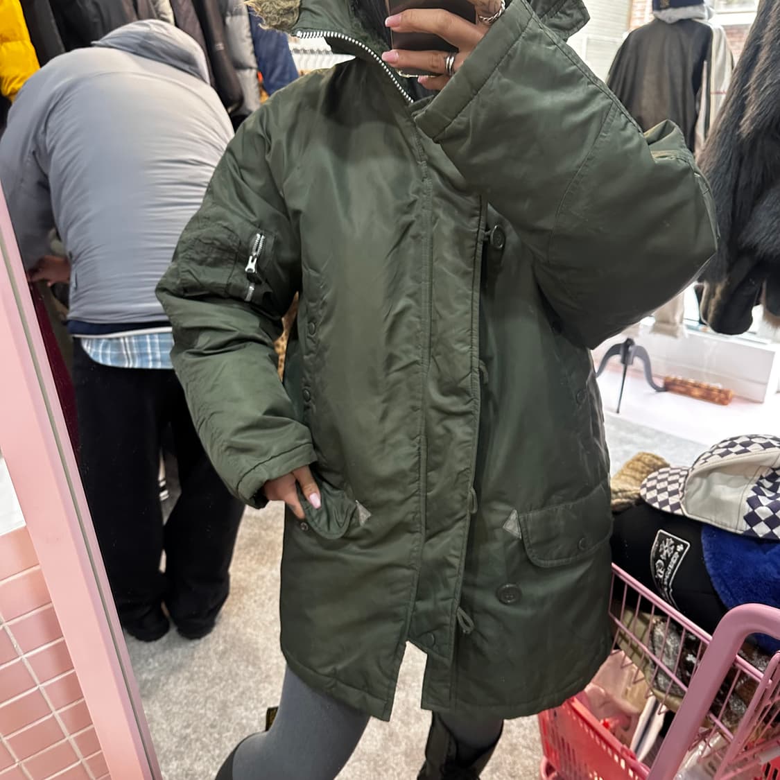 빈티지 Virgin Voyage N-3B 프라잉 자켓L 상품이미지1