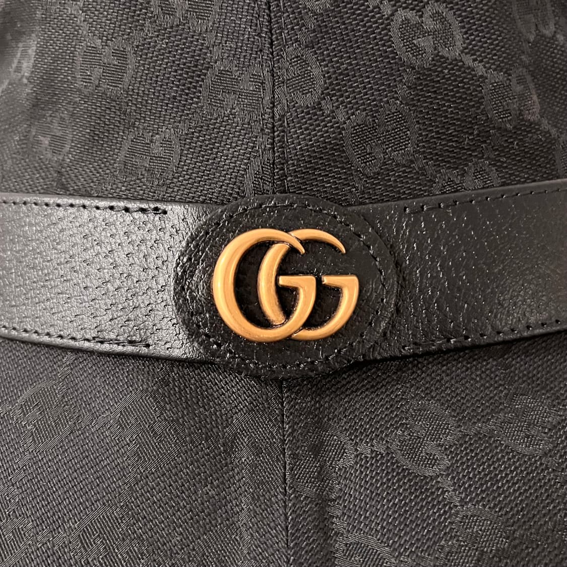 [미사용/정품] 구찌 GG 버킷 모자 블랙 버킷햇 상품이미지4