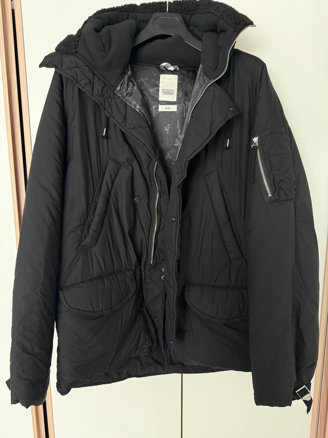L) YSTRDYS TMRRW 예스터데이 투모로우 밀리터리 패딩 파카 상품이미지1