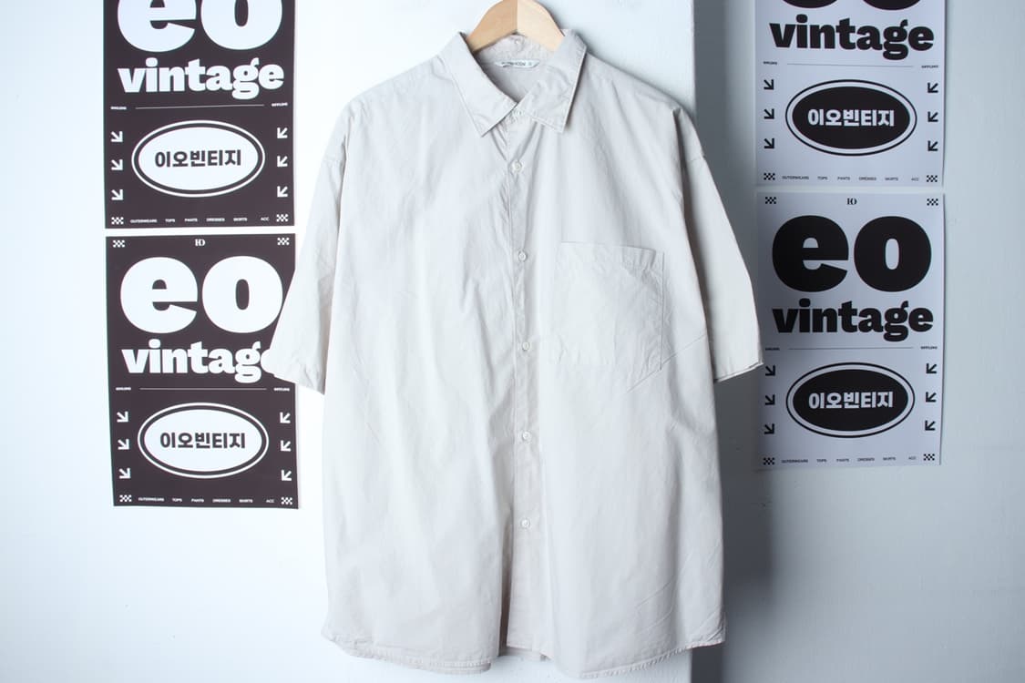 (L-2XL) 블랭크룸 반팔 카라 티셔츠 샌드 포켓 무지-H3H33713 상품이미지2