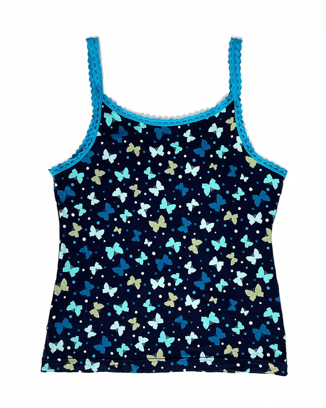 vintage 나비 프린트 슬리브리스 상품이미지1