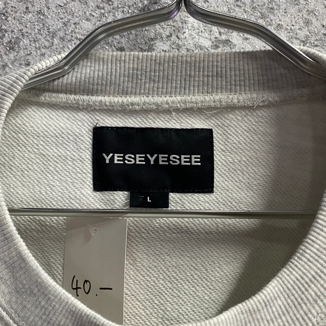 예스아이씨 빅로고 요트클럽 스웻 B3662 상품이미지3