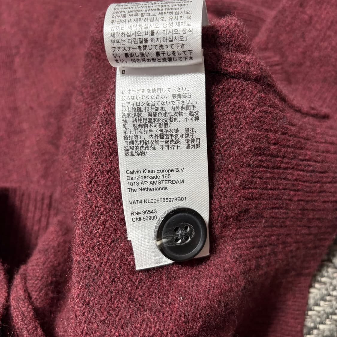 캘빈클라인 진 울 쉐틀랜드 가디건(XS) 상품이미지5