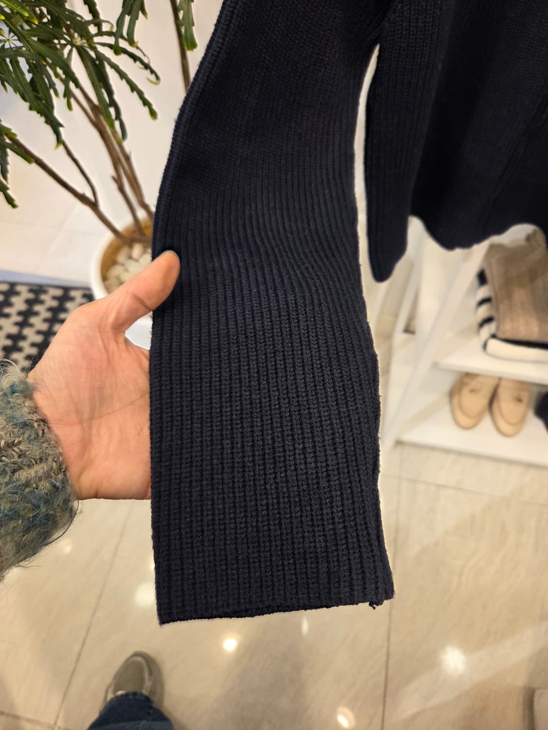 38컴온커먼  카라 집업 가디건 상품이미지3