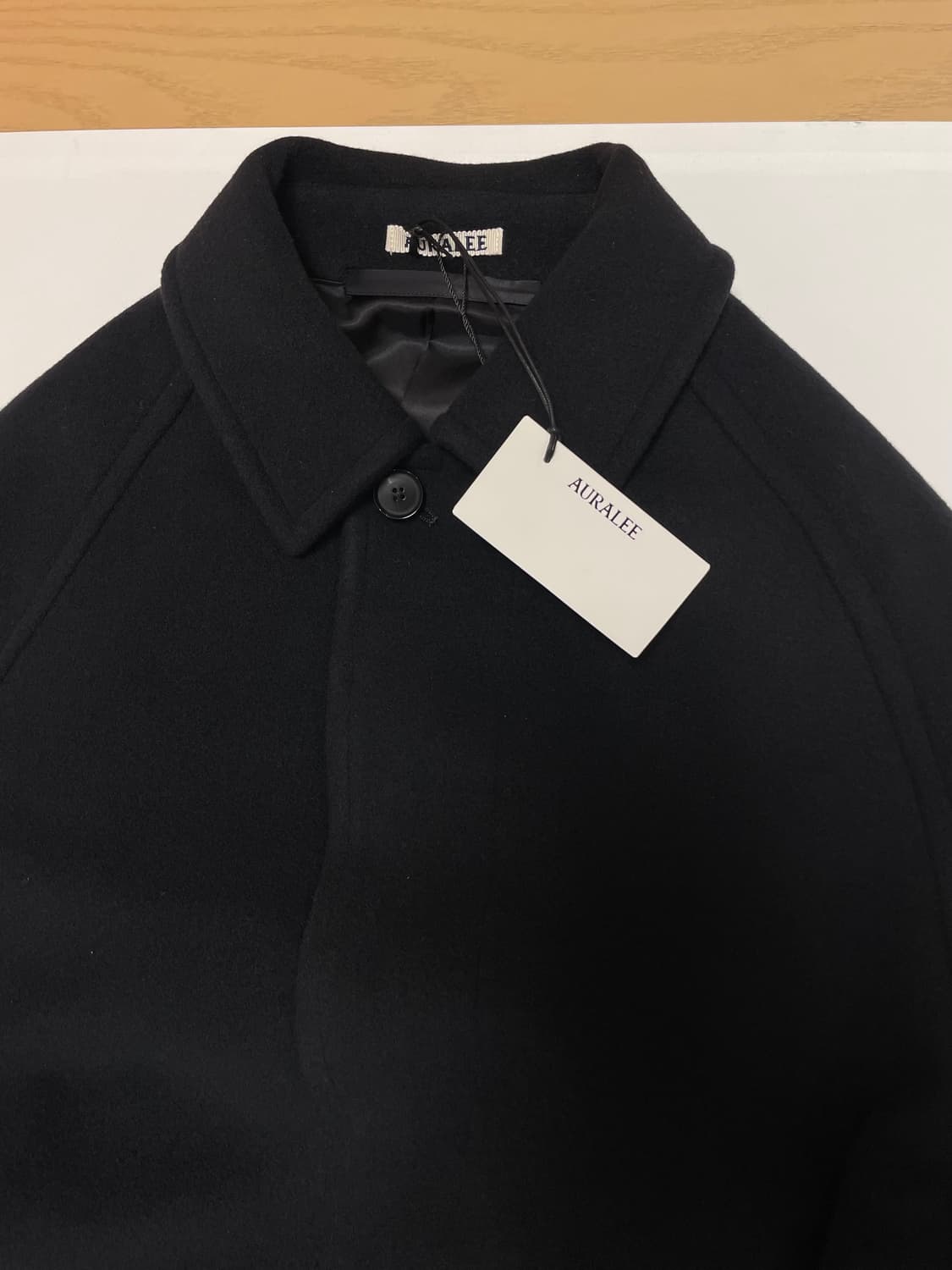 오라리 25FW 모저코트 블랙 3사이즈 새상품 판매 상품이미지2