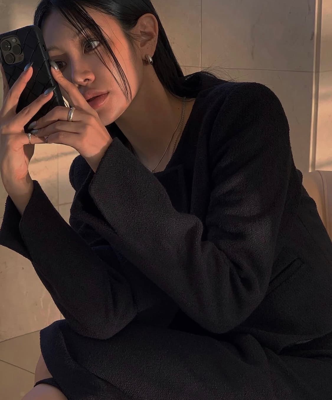 트리밍버드 트위트 셋업 블랙 상품이미지9