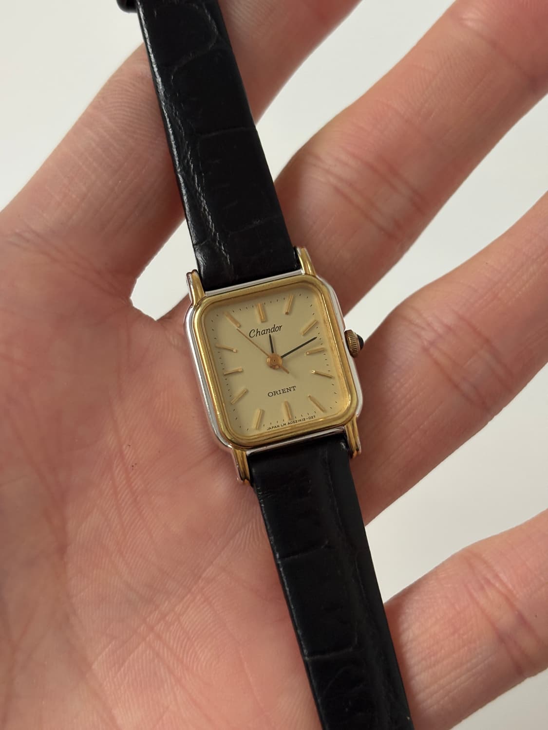 오리엔트 1980년대 빈티지시계 Chandor 탱크 쿼츠 여성 상품이미지1